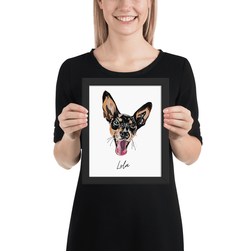 Digital Pet Portrait